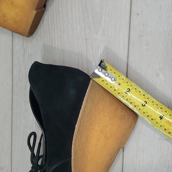 Cole Haan Womens Suede Wedge Comfort Boots shoes sz 8B - Picture 9 of 11